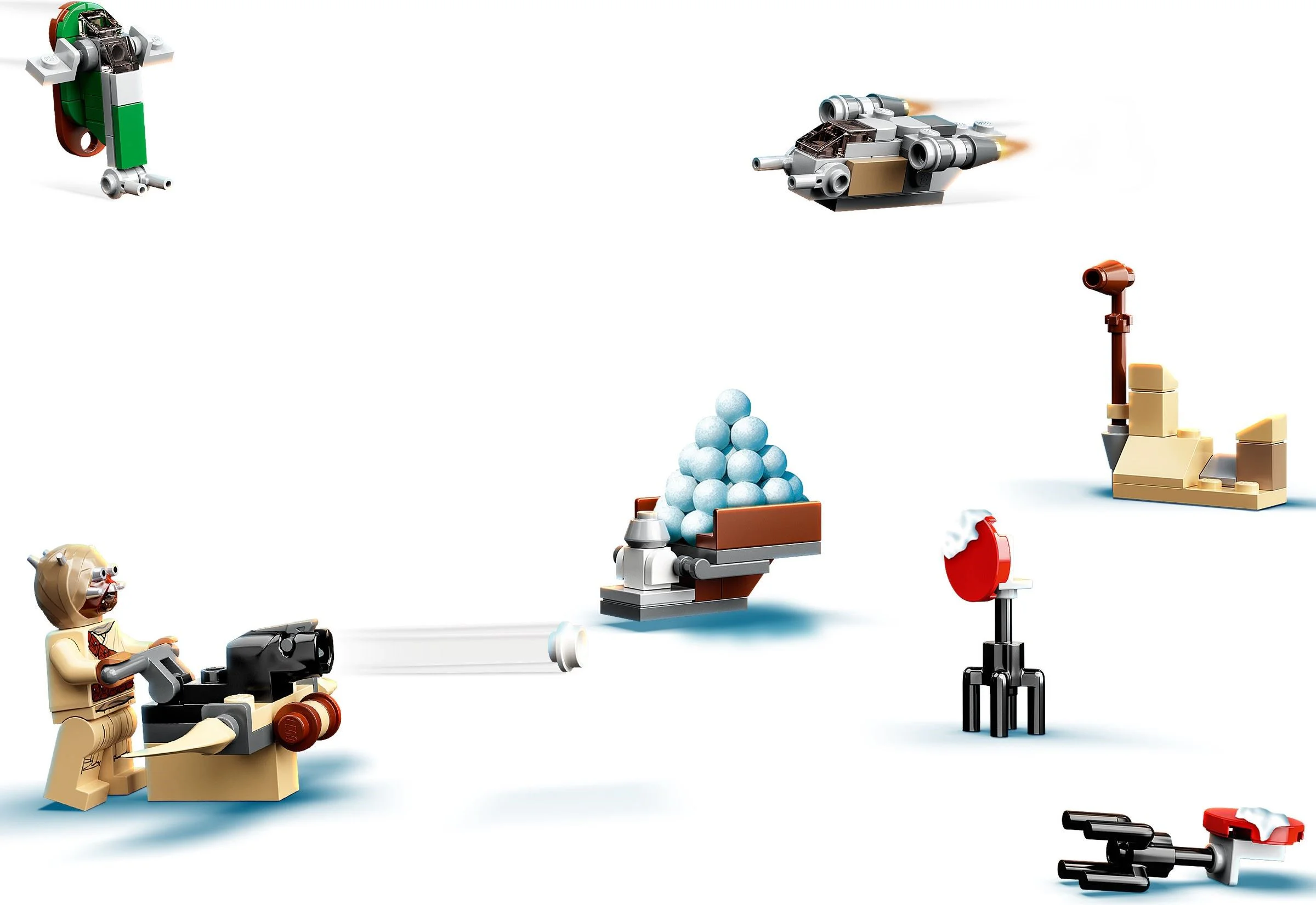 Star Wars Christmas Last Calendar 2021 乐高 LEGO 75307 image 10