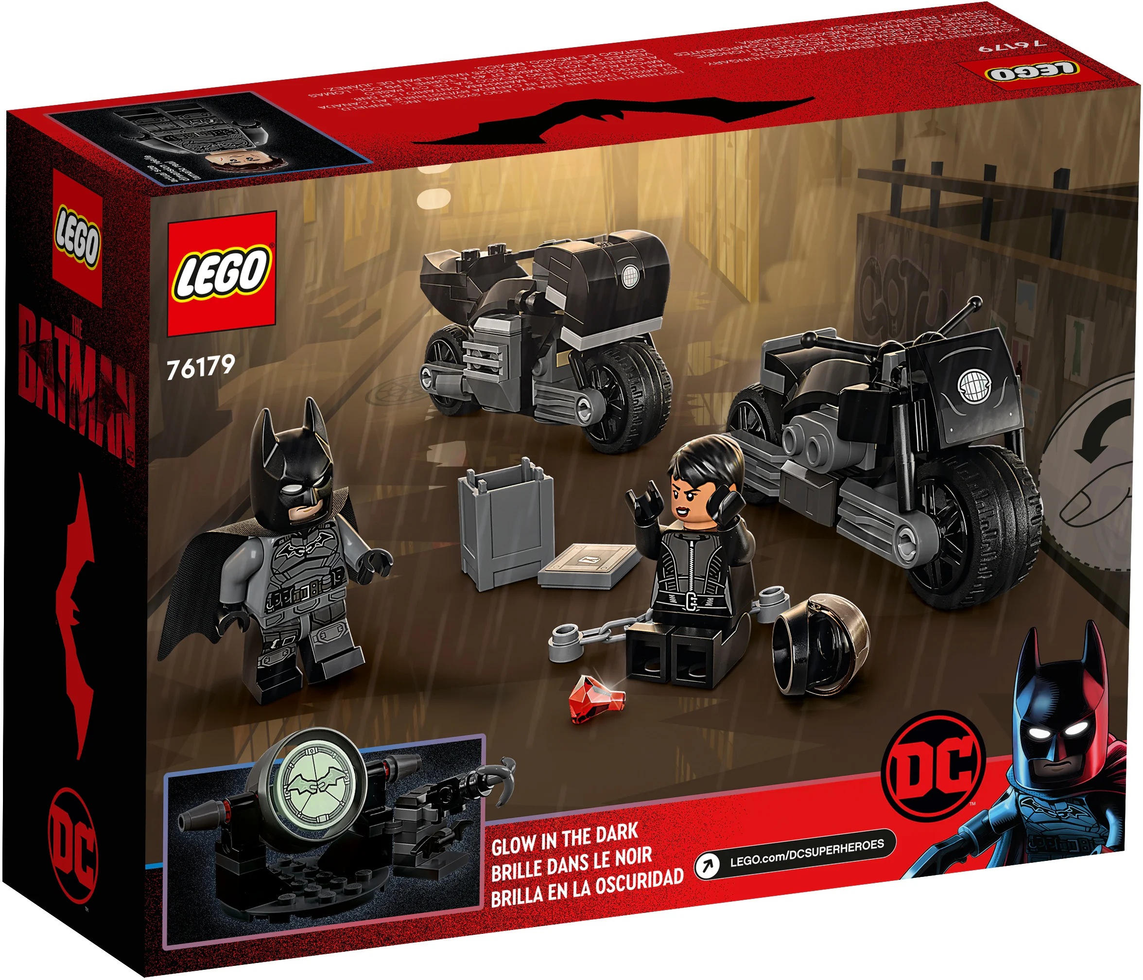 DC SUPERHERO: BAT BIKE CHASE 乐高 LEGO 76179 image 6