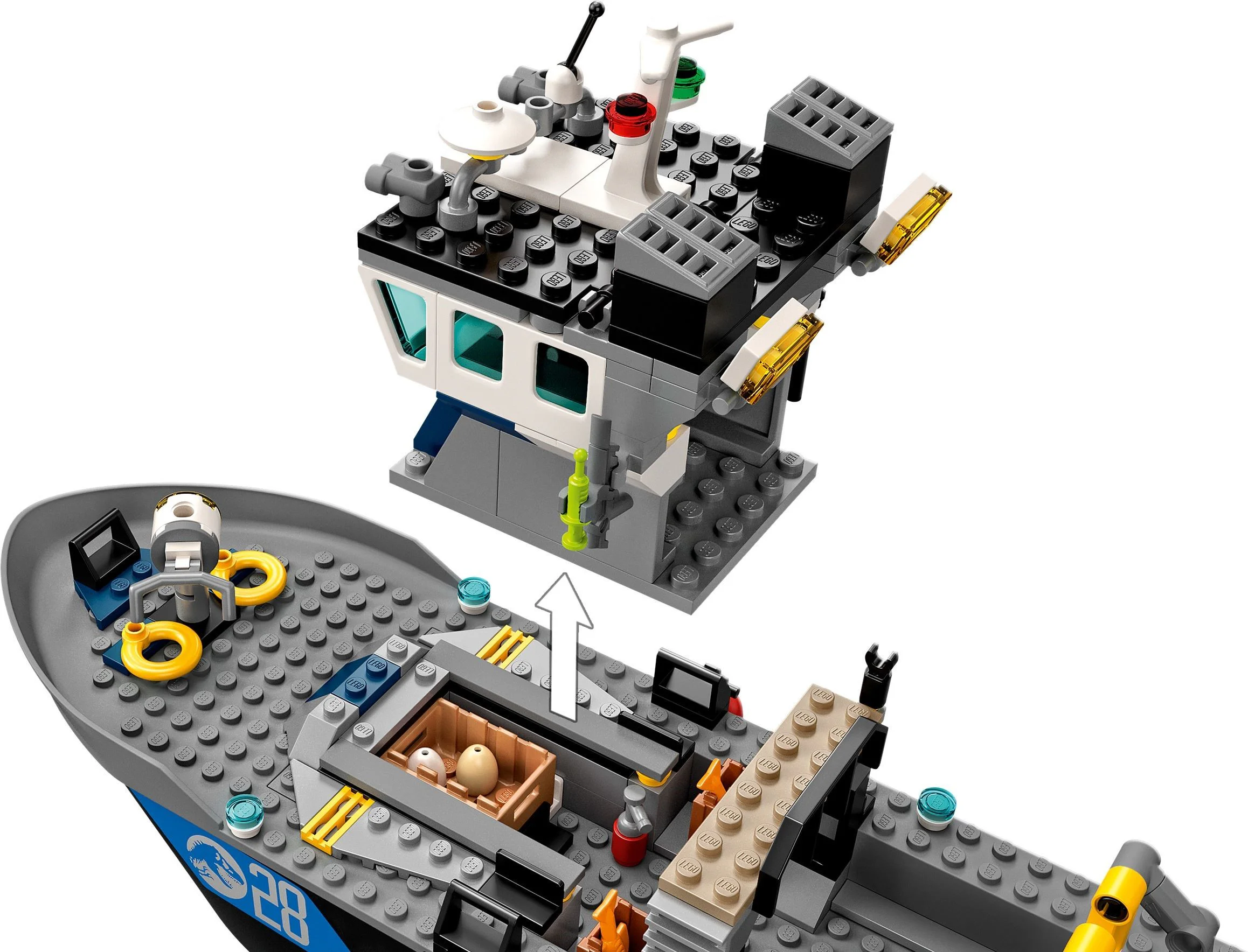 Jurassic World: T-Rex Transport Ship Breaks Loose 双象 SX 6100 image 15