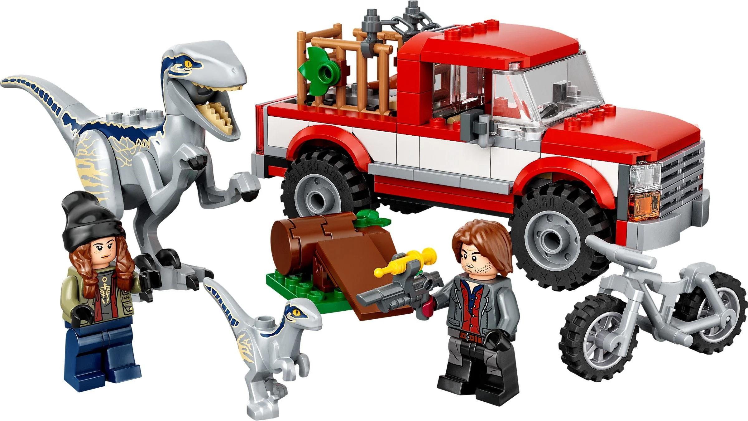 Jurassic World: Catching Raptor Brook and Beta 乐高 LEGO 76946