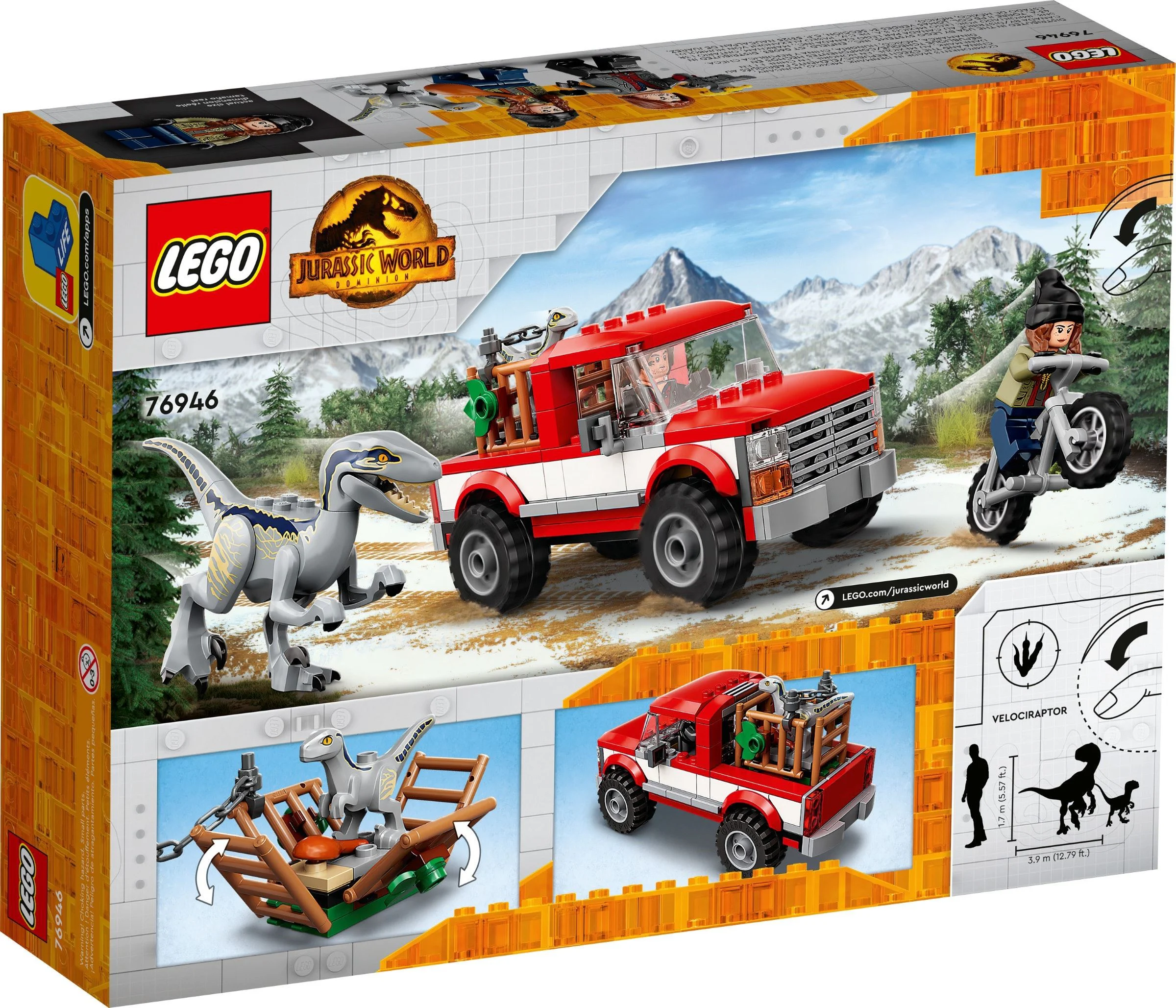 Jurassic World: Catching Raptor Brook and Beta 乐高 LEGO 76946 image 7