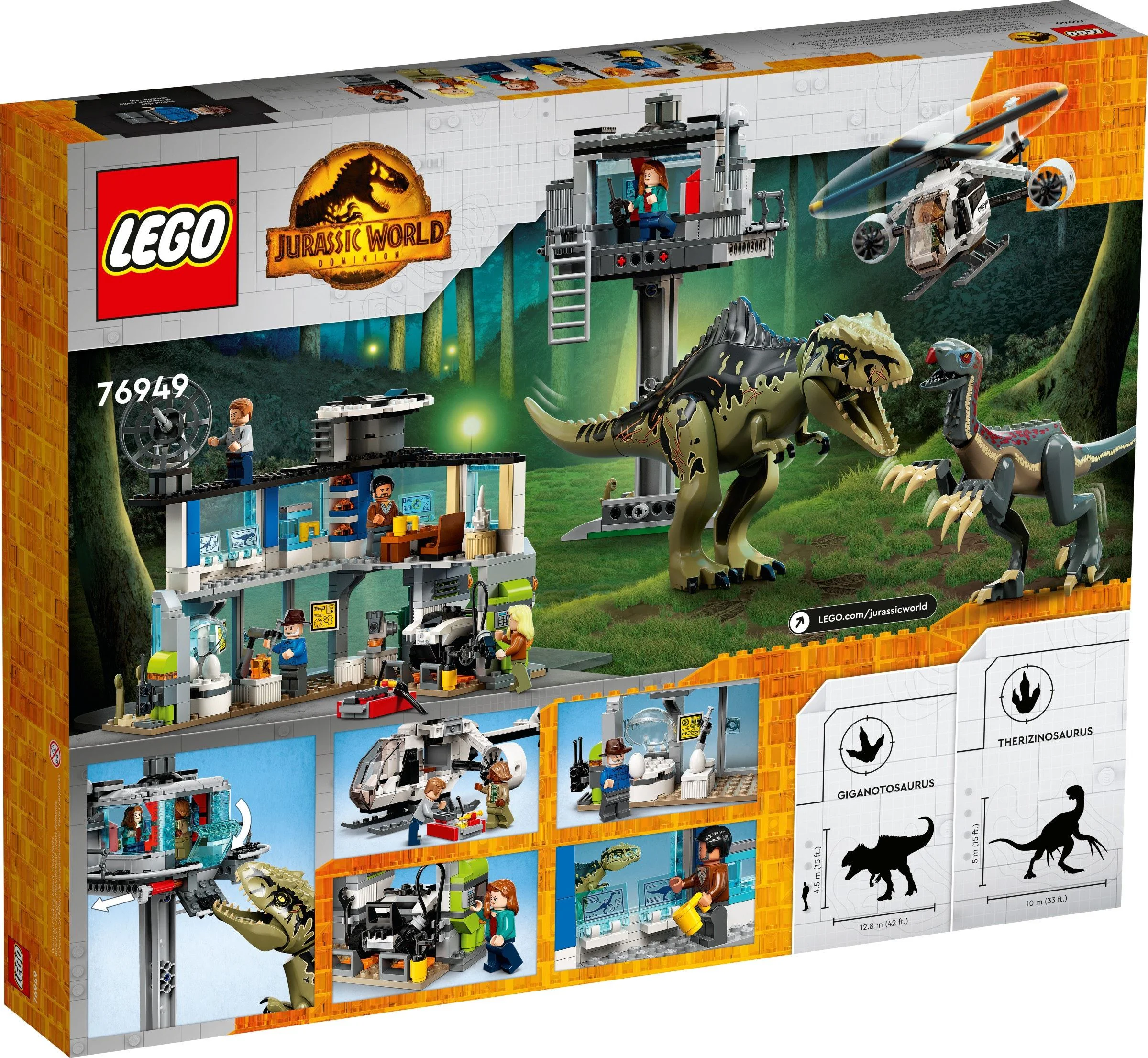 Jurassic World: Southern Beast and sickle Dragon attacks 乐高 LEGO 76949 image 2