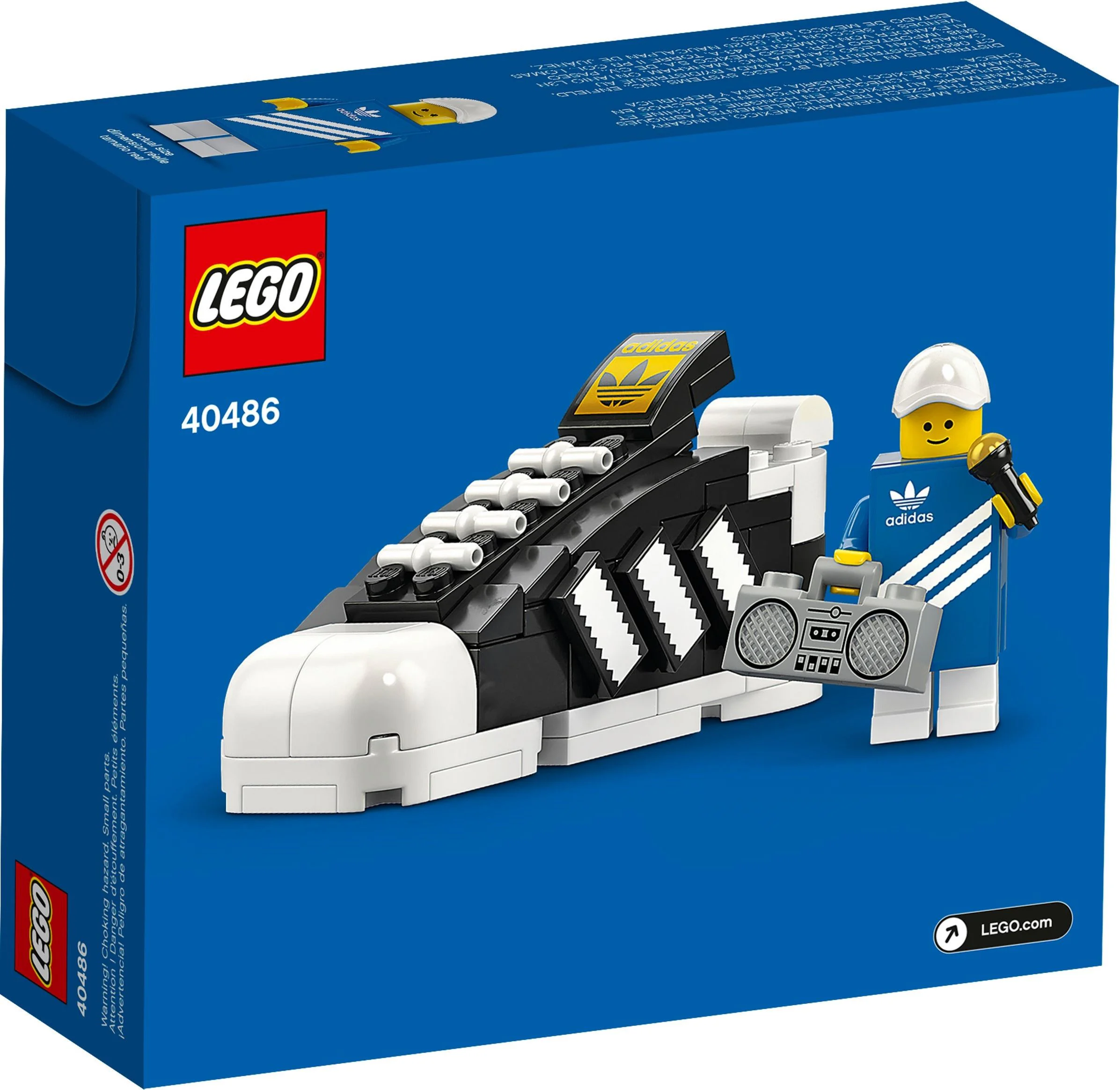 Mini Adidas Originals Superstar 乐高 LEGO 40486 image 2