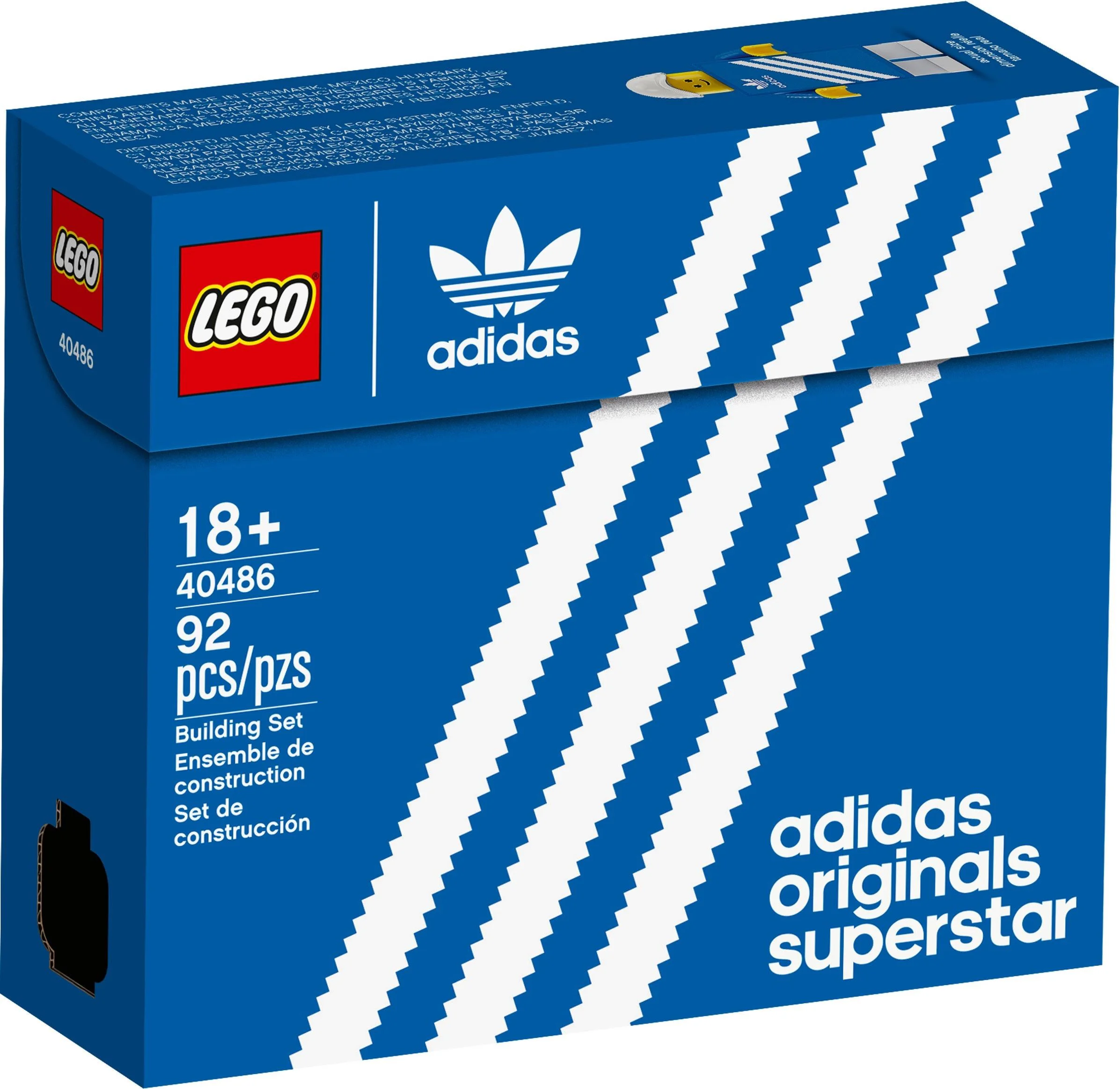 Mini Adidas Originals Superstar 乐高 LEGO 40486 image 3