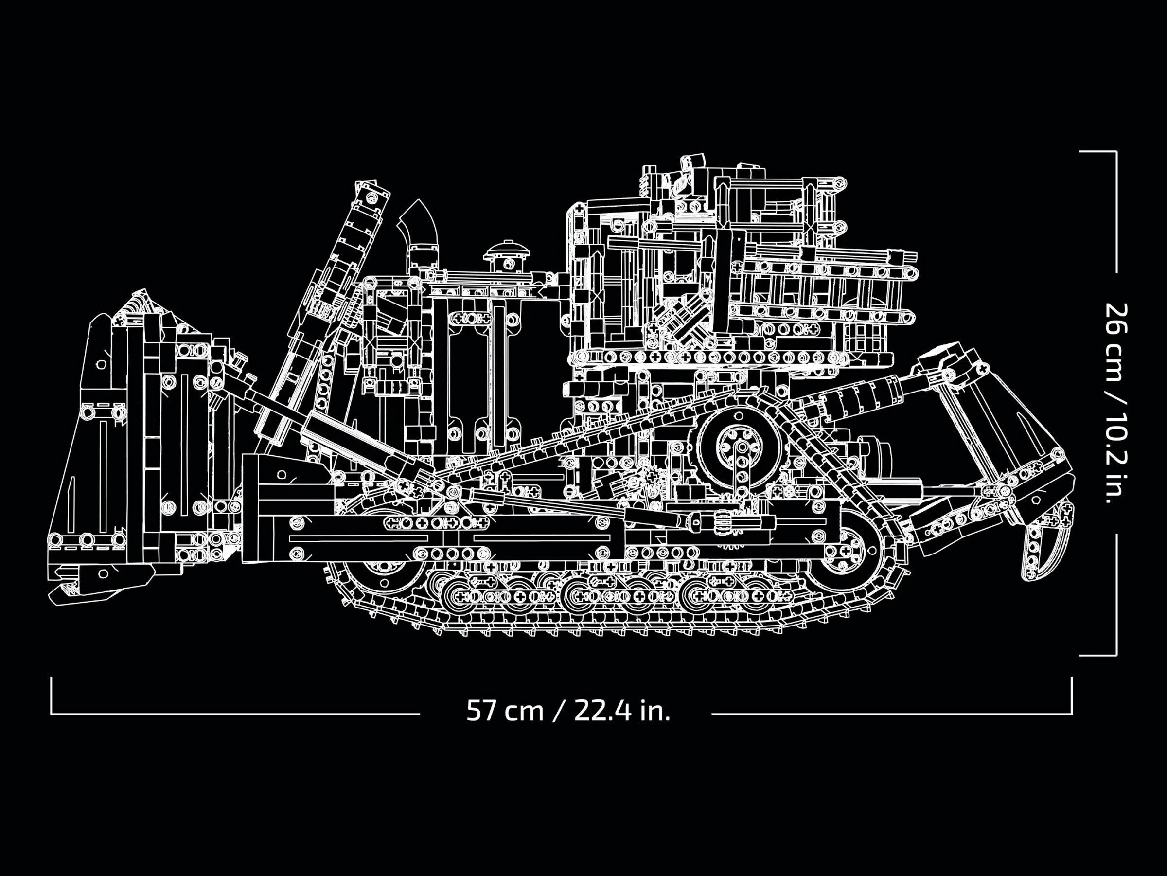 CATERPILLAR D11 BULLDOZER 乐高 LEGO 42131 image 11