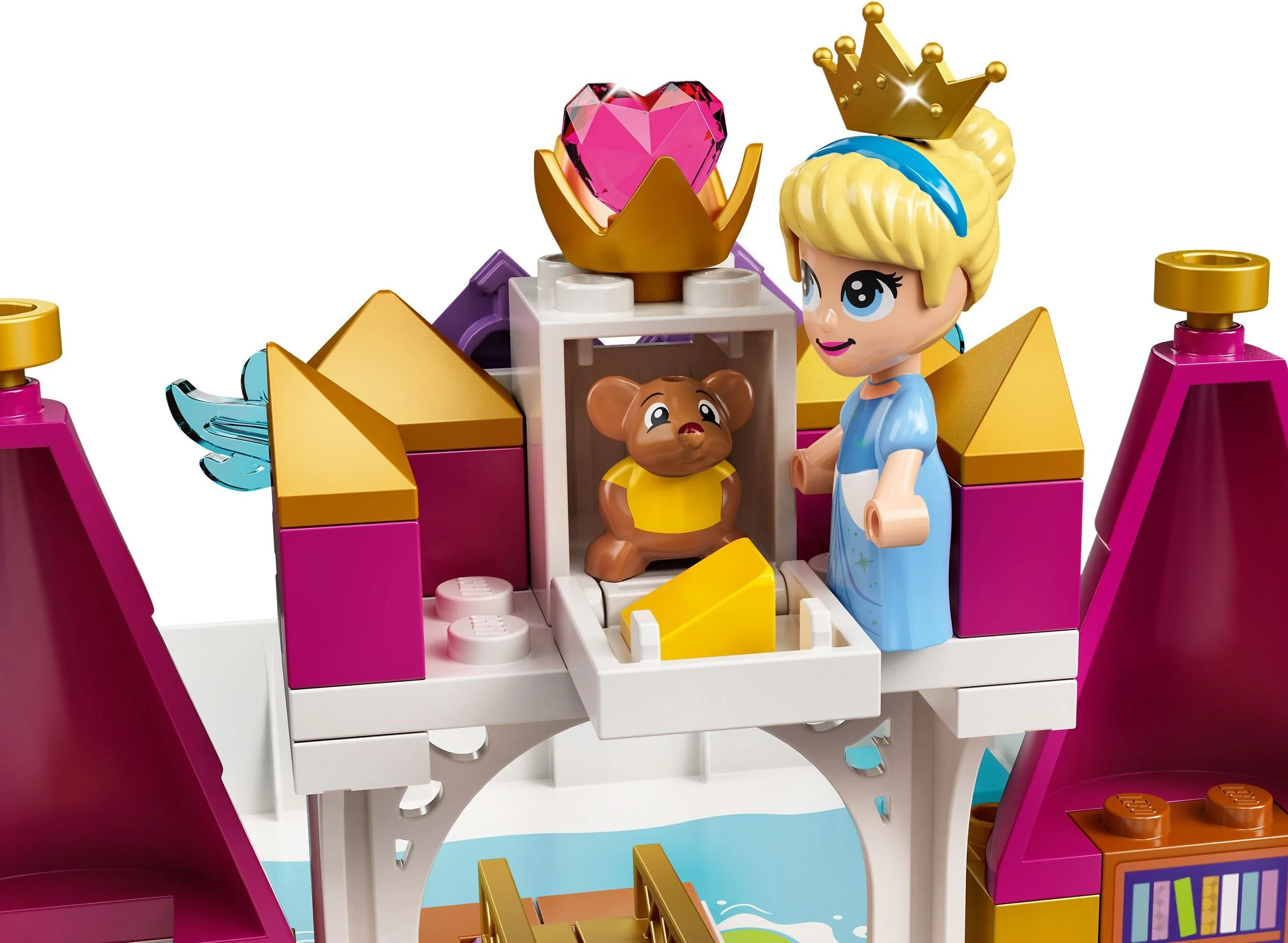 Little mermaids, Belle, Cinderella and Tiana's storybooks take great risk 乐高 LEGO 43193 image 2