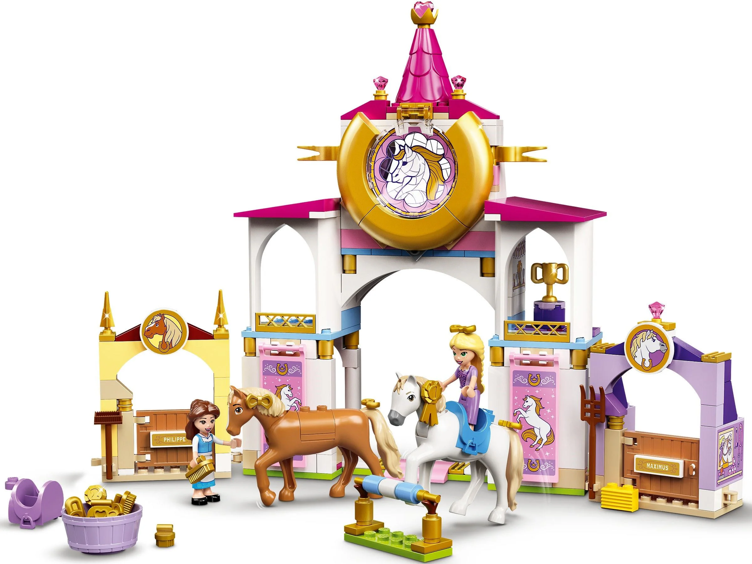 Belle and Rapunzel's royal stable 乐高 LEGO 43195 image 5