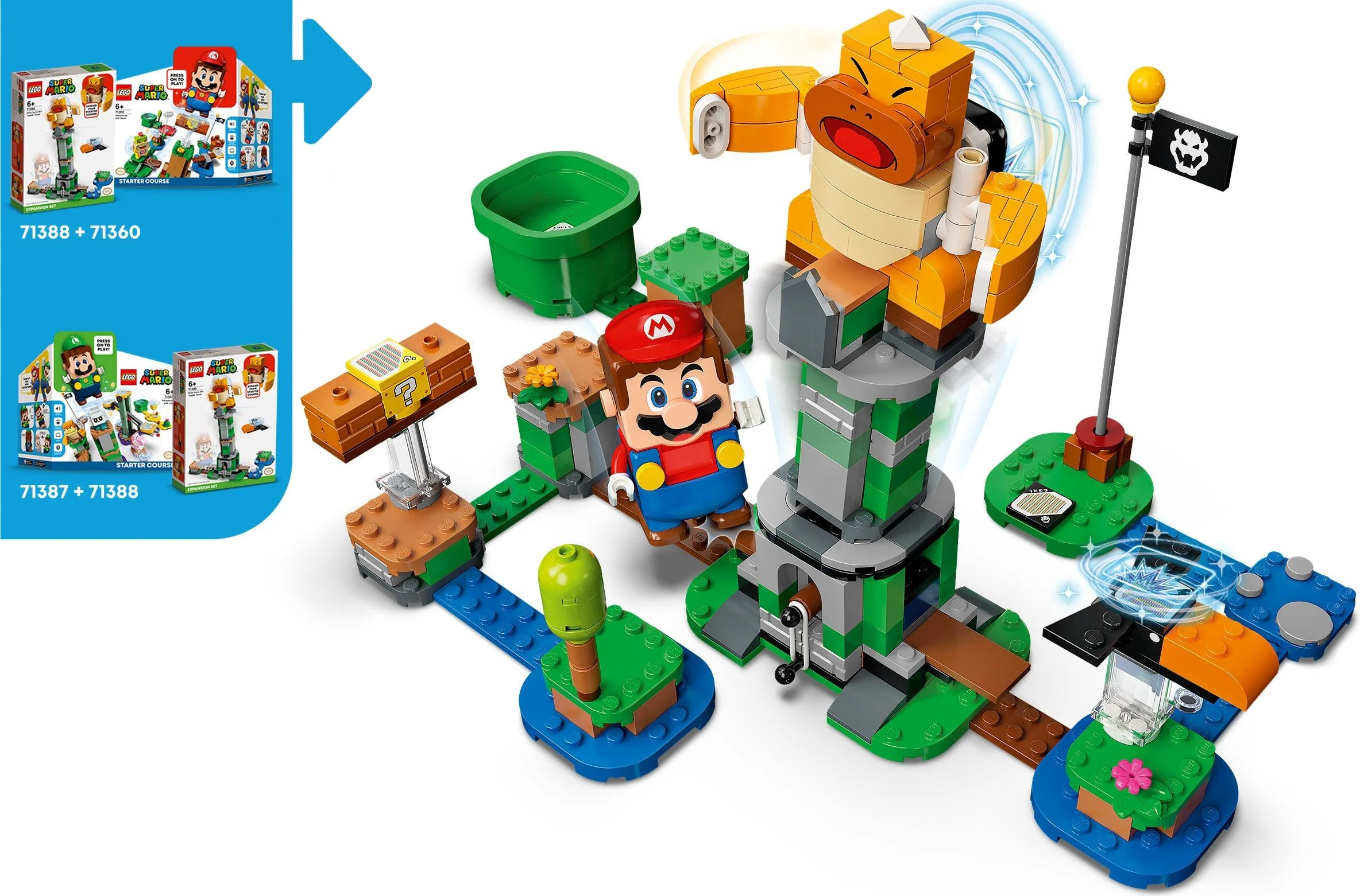 SUPER MARIO: BOSS KK SWING TOWER EXTENSION LEVEL 乐高 LEGO 71388 image 5