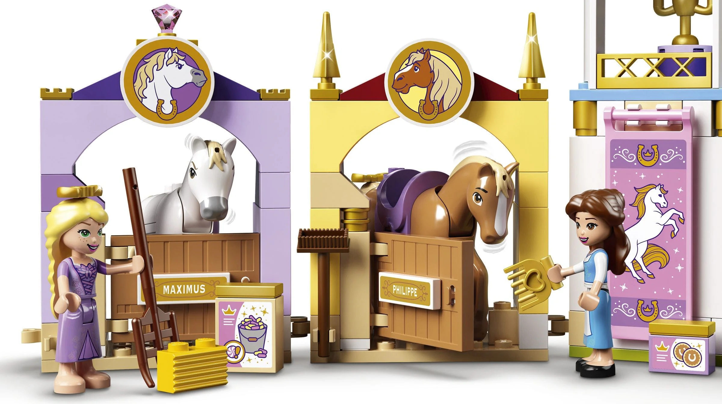 Belle and Rapunzel's royal stable 乐高 LEGO 43195 image 7