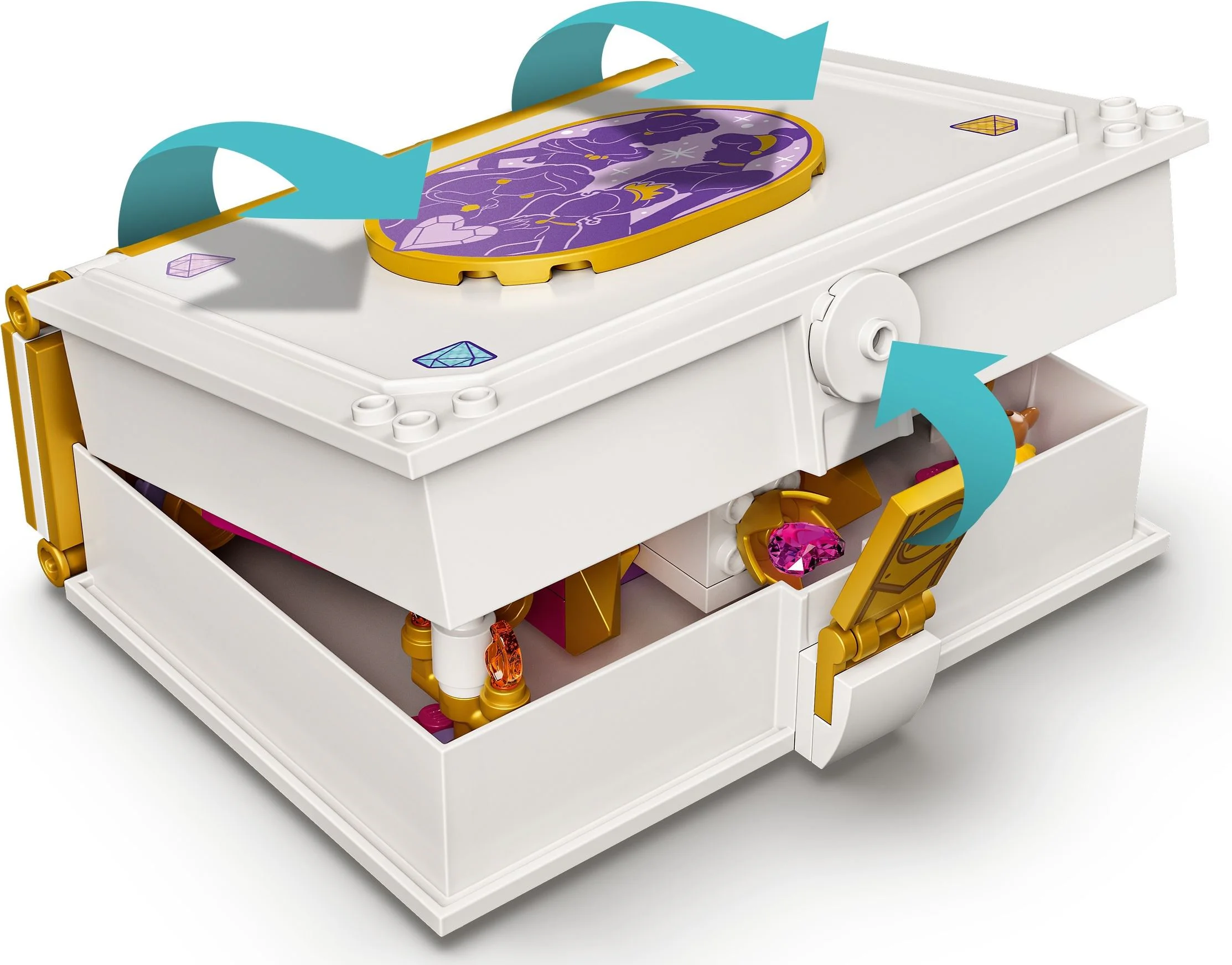 Little mermaids, Belle, Cinderella and Tiana's storybooks take great risk 乐高 LEGO 43193 image 12