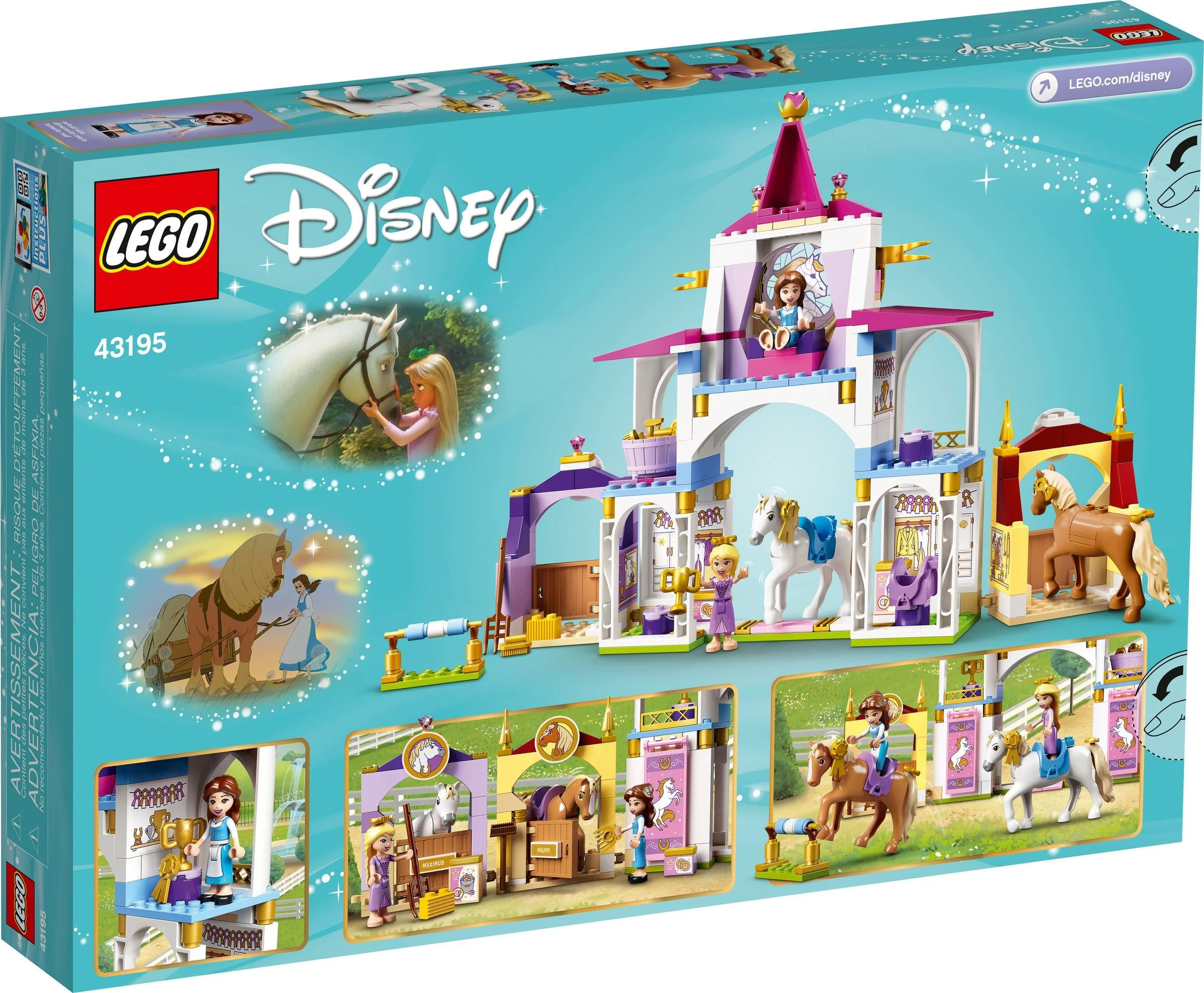 Belle and Rapunzel's royal stable 乐高 LEGO 43195 image 10