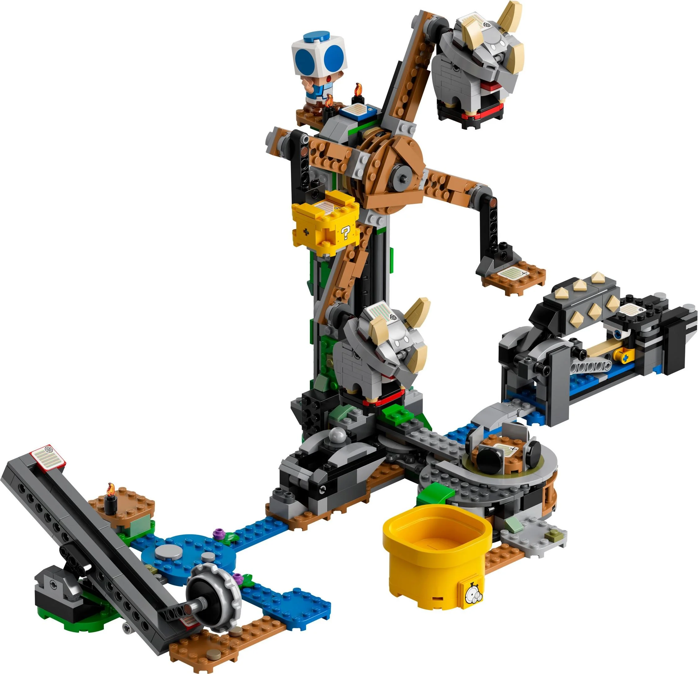 Super Mario: Shoot down the Buibui extension gate 乐高 LEGO 71390