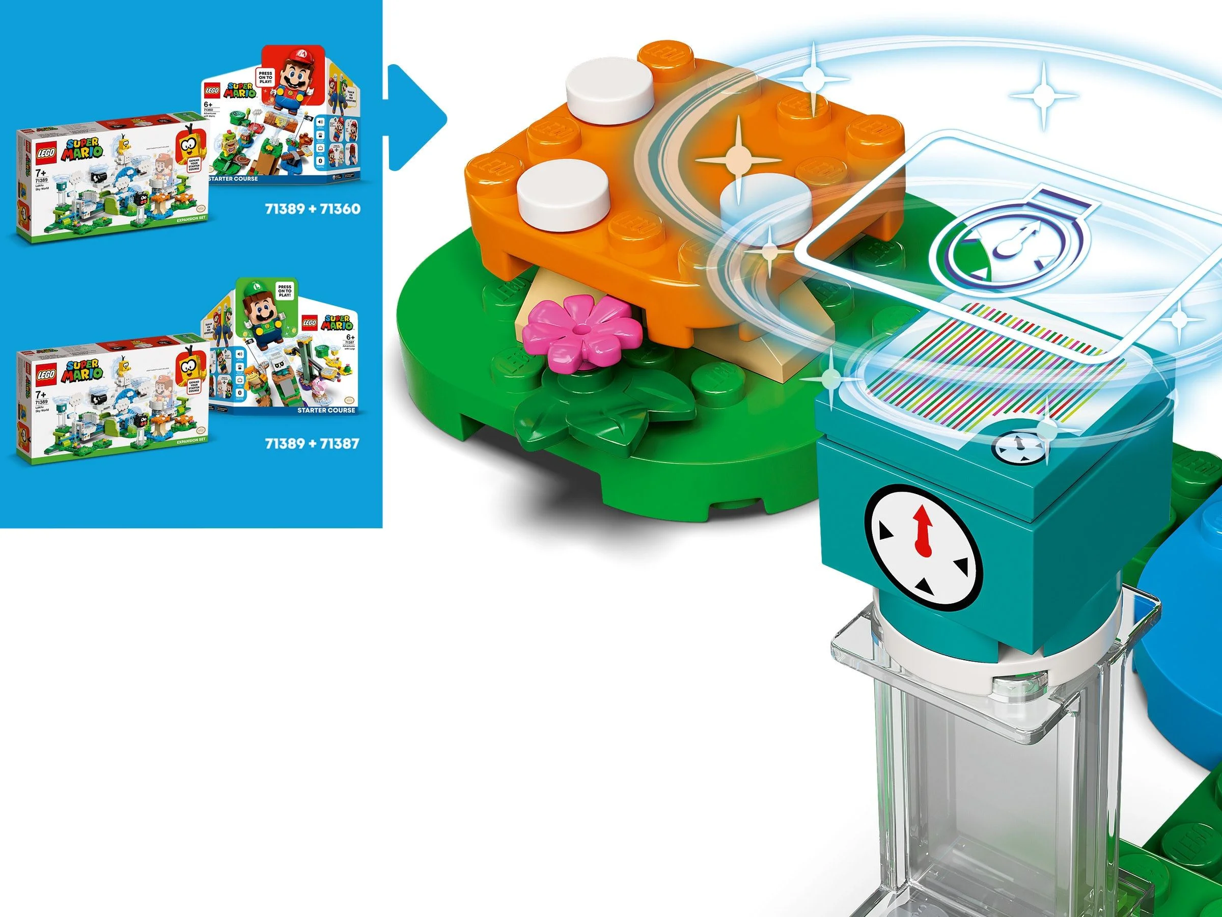 Super Mario: Ballgam Sky World Extension Level 乐高 LEGO 71389 image 8