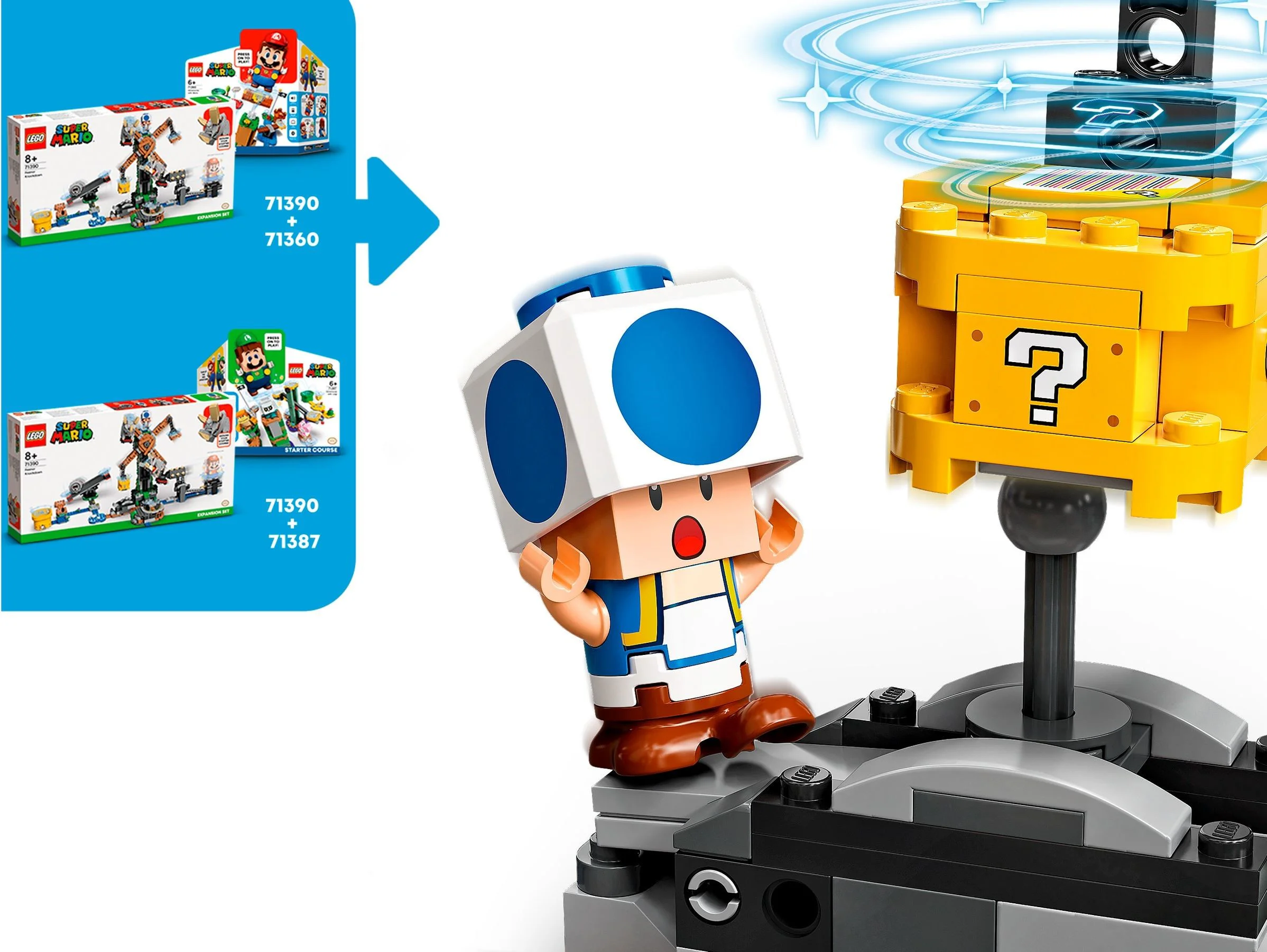 Super Mario: Shoot down the Buibui extension gate 乐高 LEGO 71390 image 5