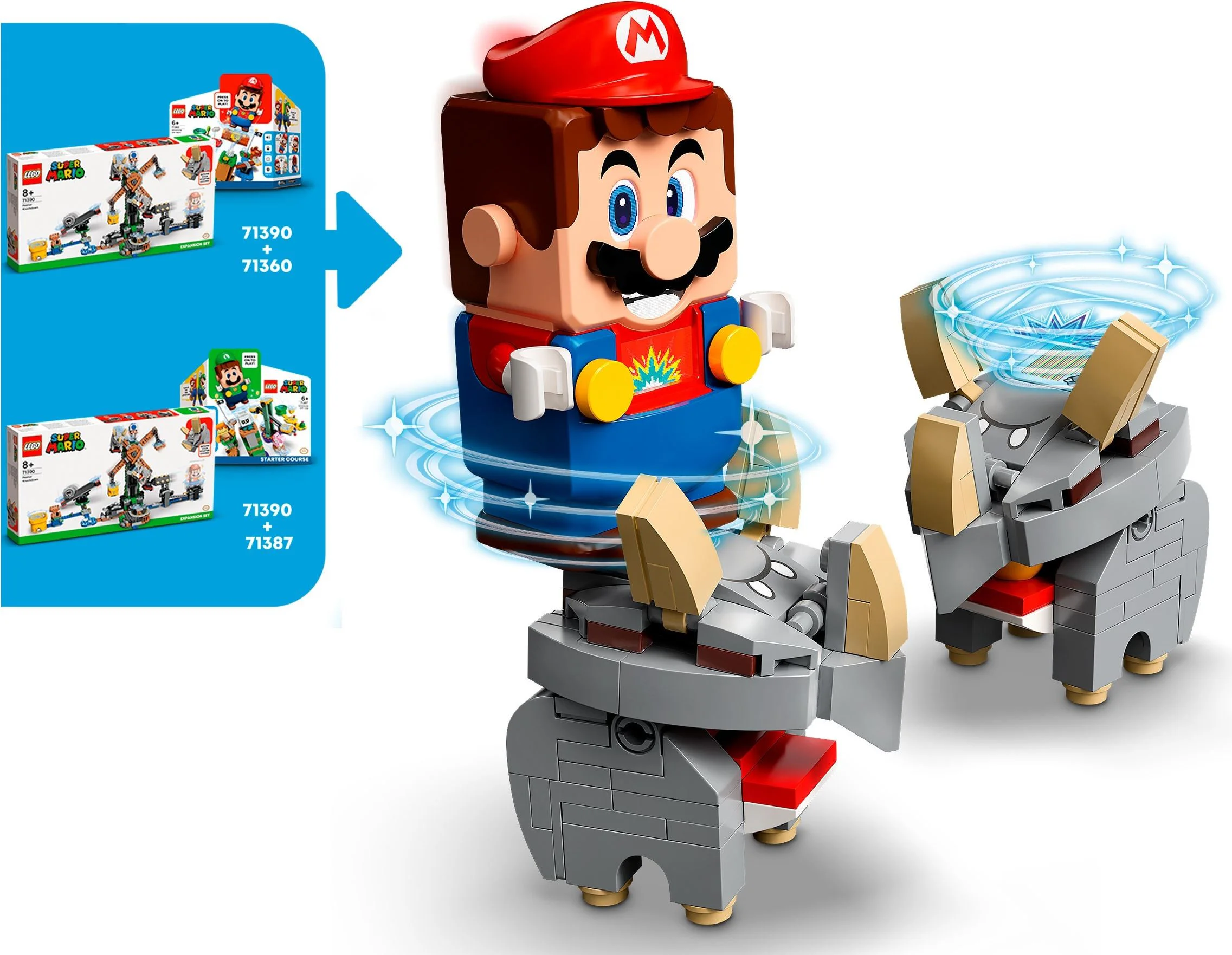 Super Mario: Shoot down the Buibui extension gate 乐高 LEGO 71390 image 6