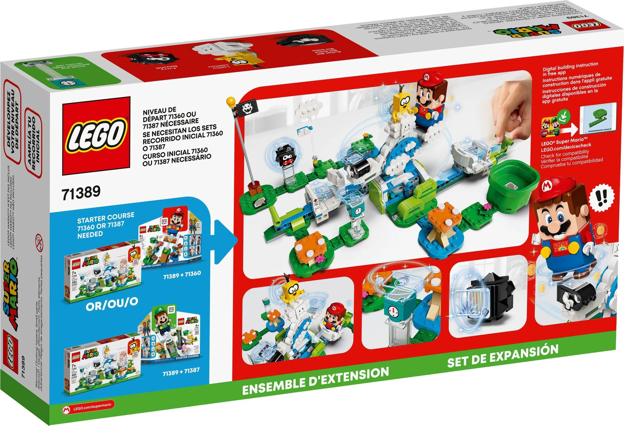 Super Mario: Ballgam Sky World Extension Level 乐高 LEGO 71389 image 9