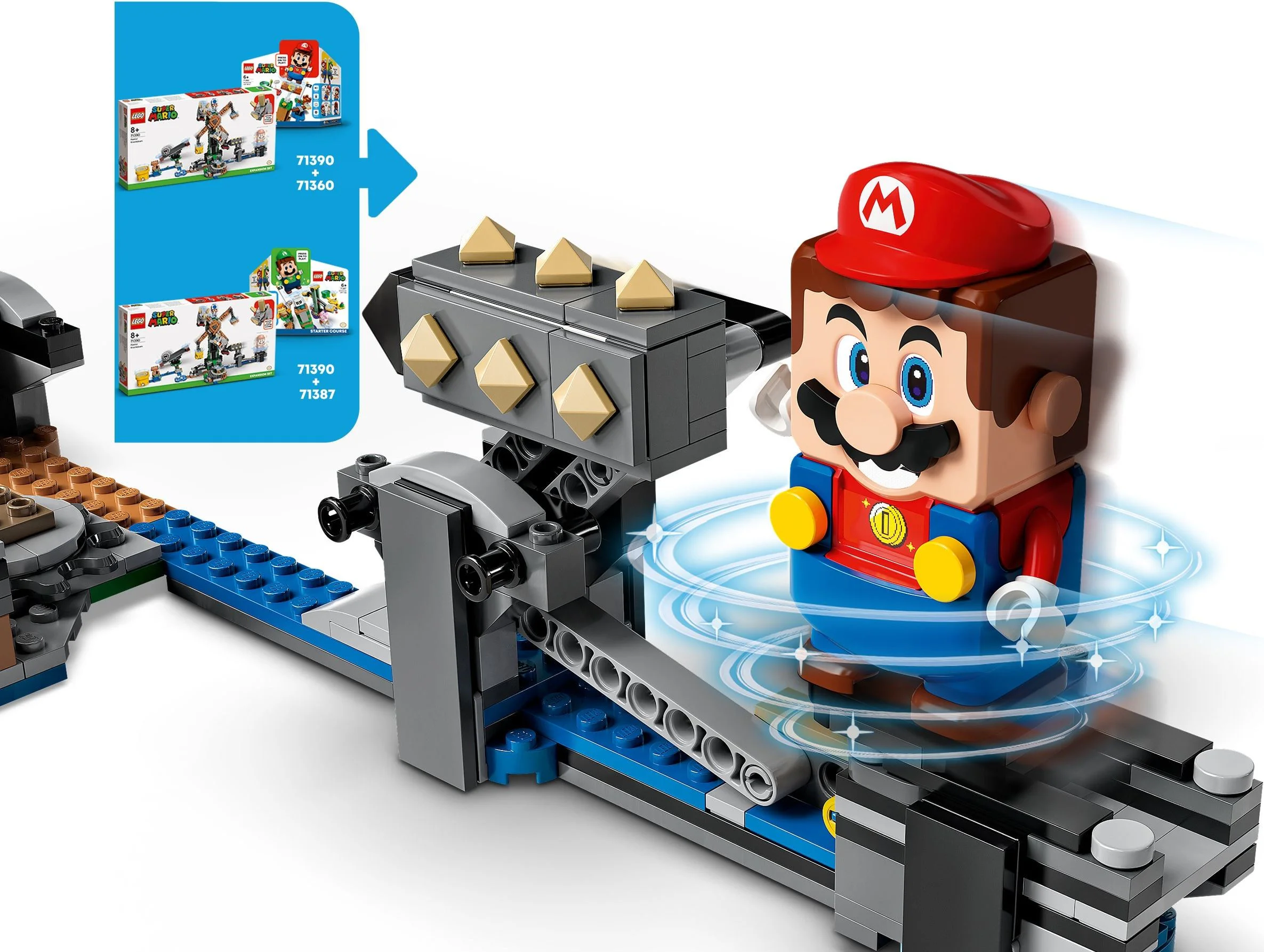 Super Mario: Shoot down the Buibui extension gate 乐高 LEGO 71390 image 7