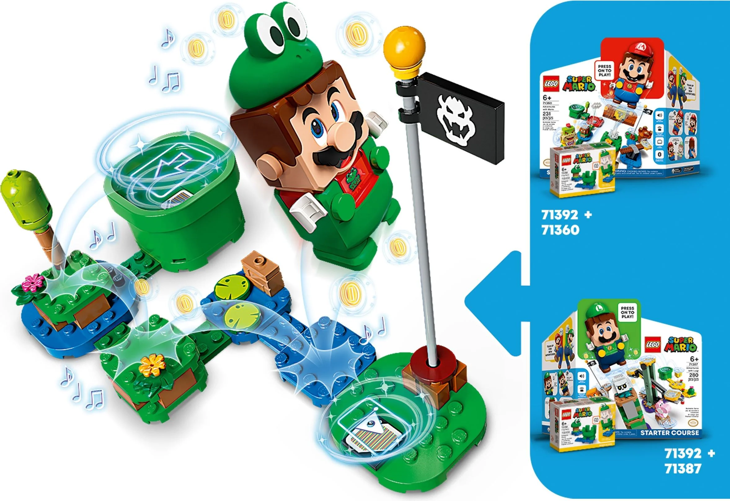 Super Mario: Frog Mario Enhancement Package 乐高 LEGO 71392 image 4