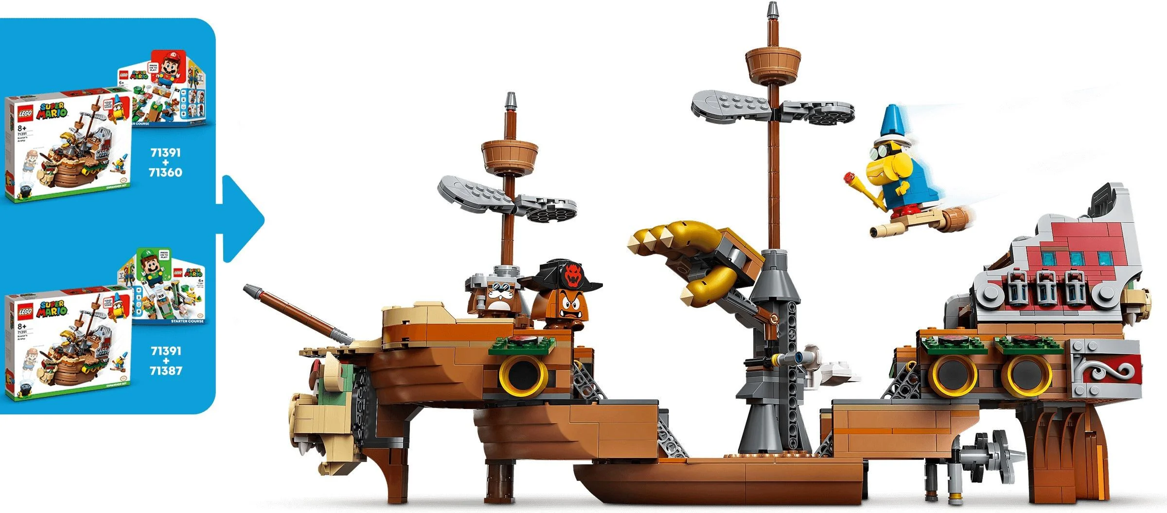 Super Mario: Cube King's flying ship extension 无牌 99036 image 9