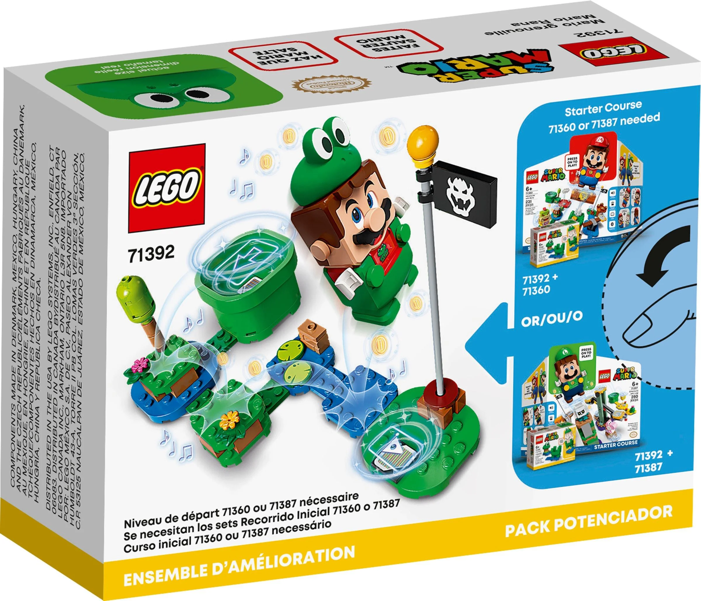 Super Mario: Frog Mario Enhancement Package 乐高 LEGO 71392 image 5
