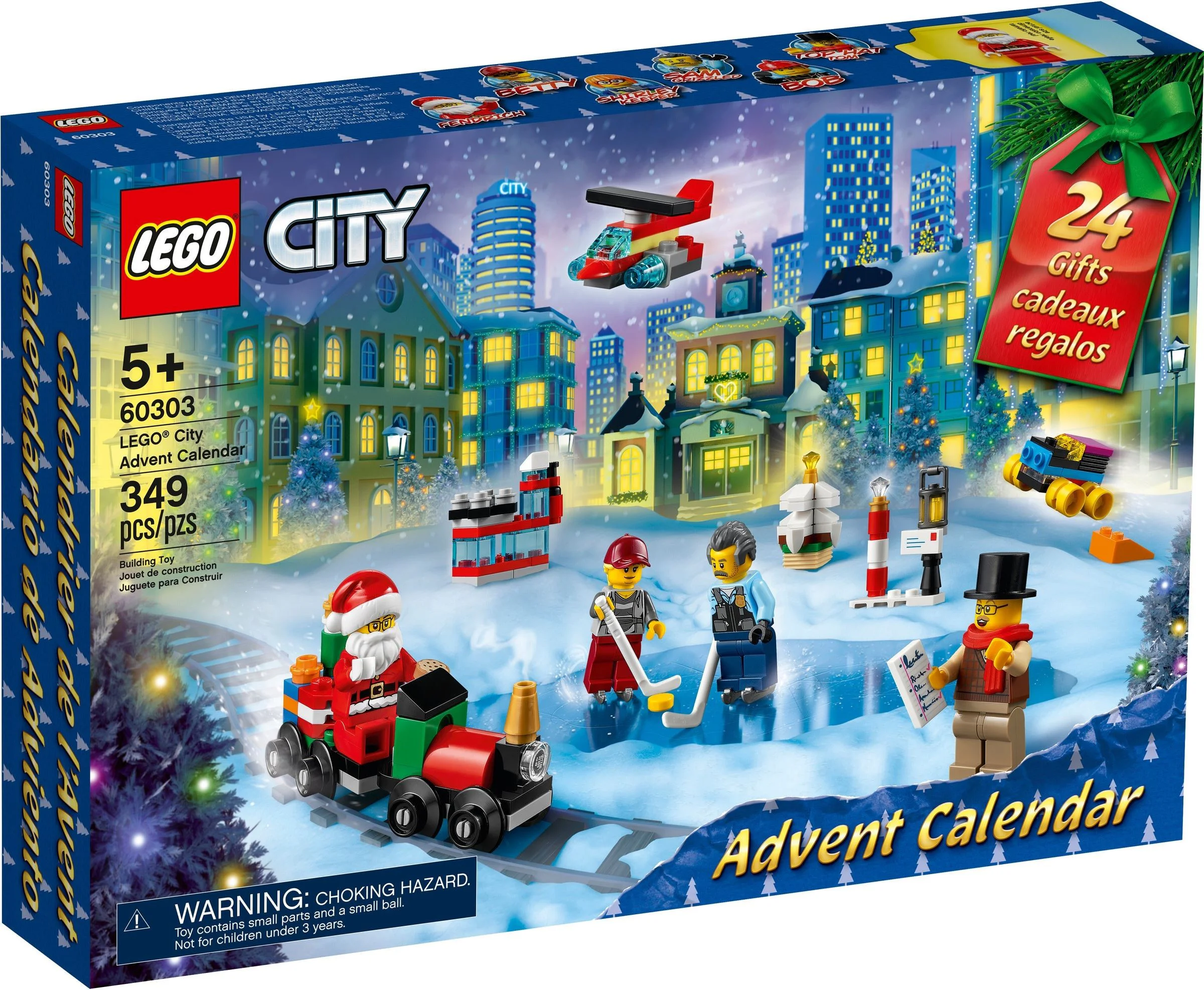 City Christmas Last Calendar 2021 乐高 LEGO 60303 image 2
