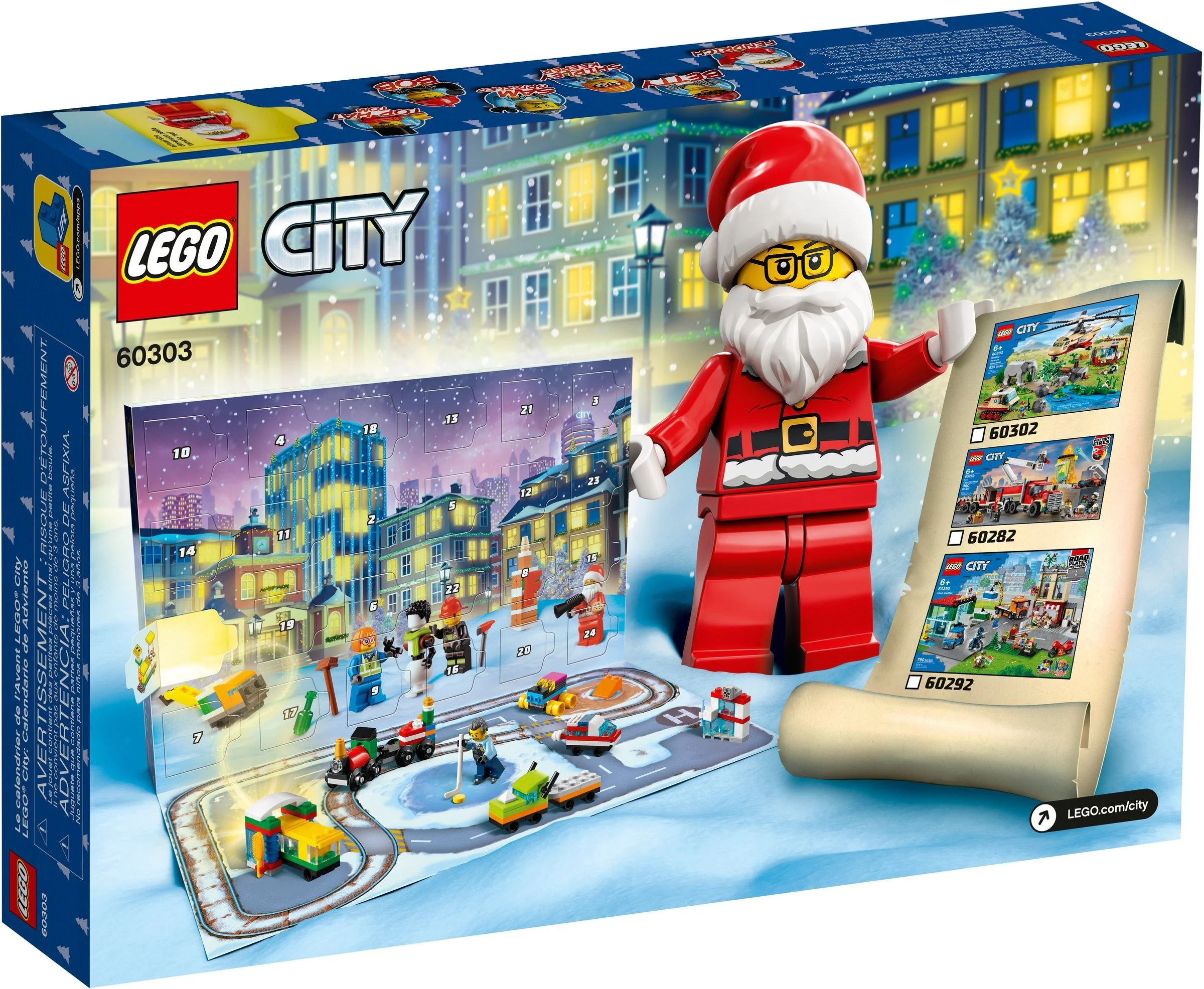 City Christmas Last Calendar 2021 乐高 LEGO 60303 image 5