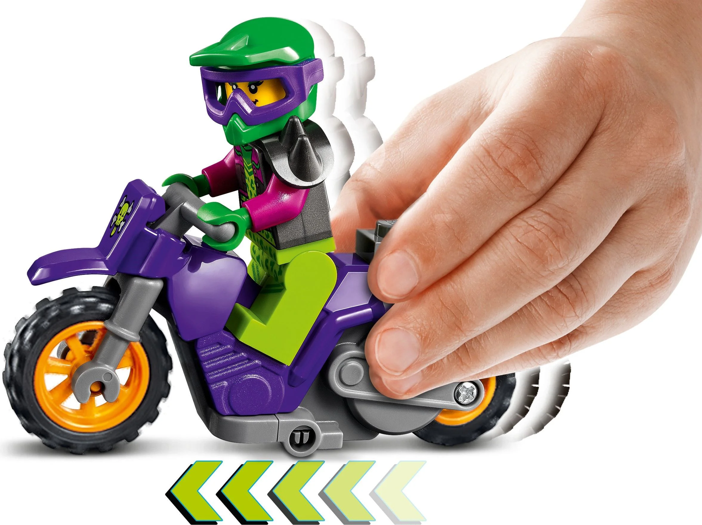 Specialty: Motorcycle rear wheel support stunt 乐高 LEGO 60296 image 4