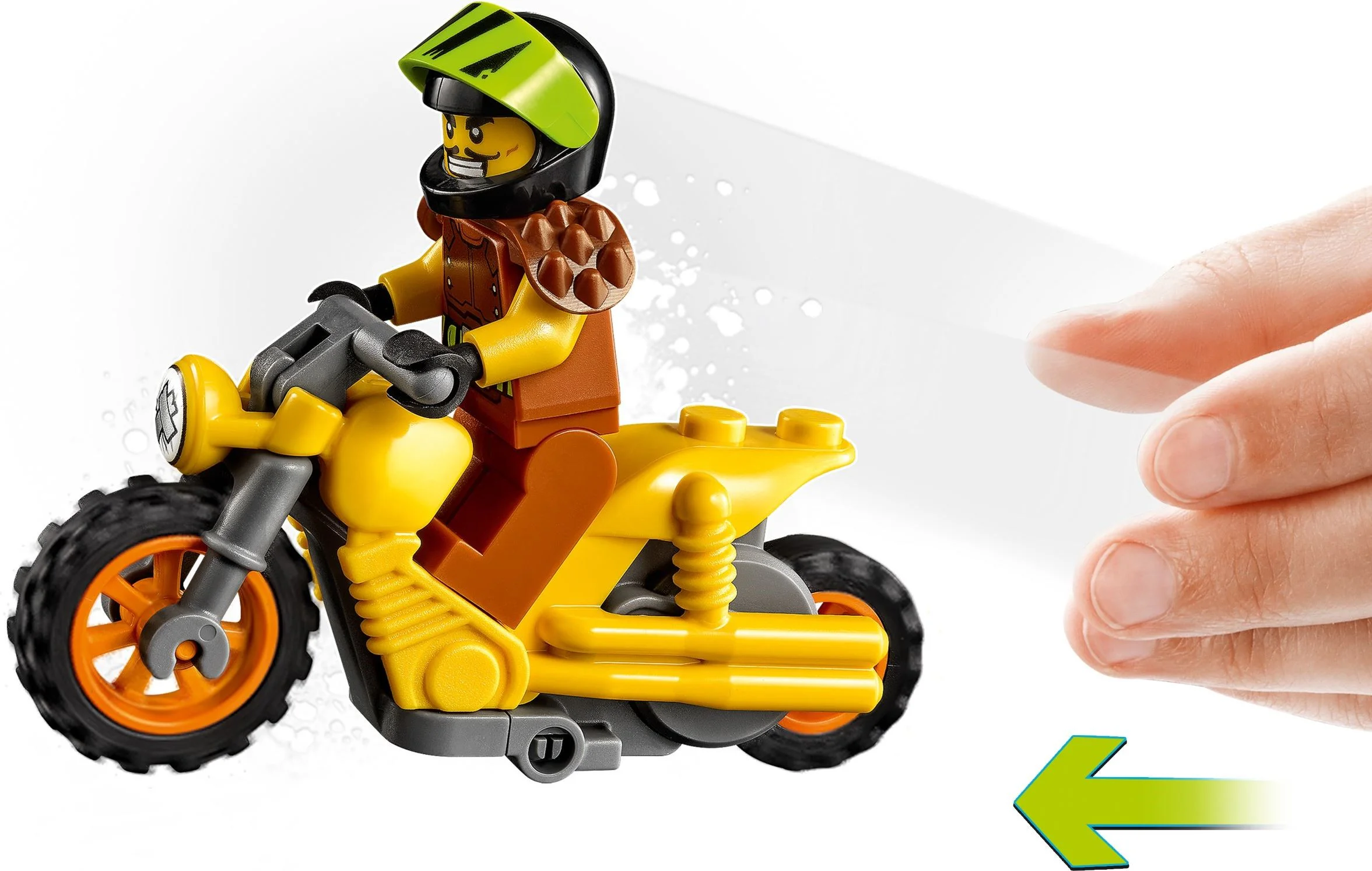 Special effects: motorcycle impact stunts 乐高 LEGO 60297 image 4
