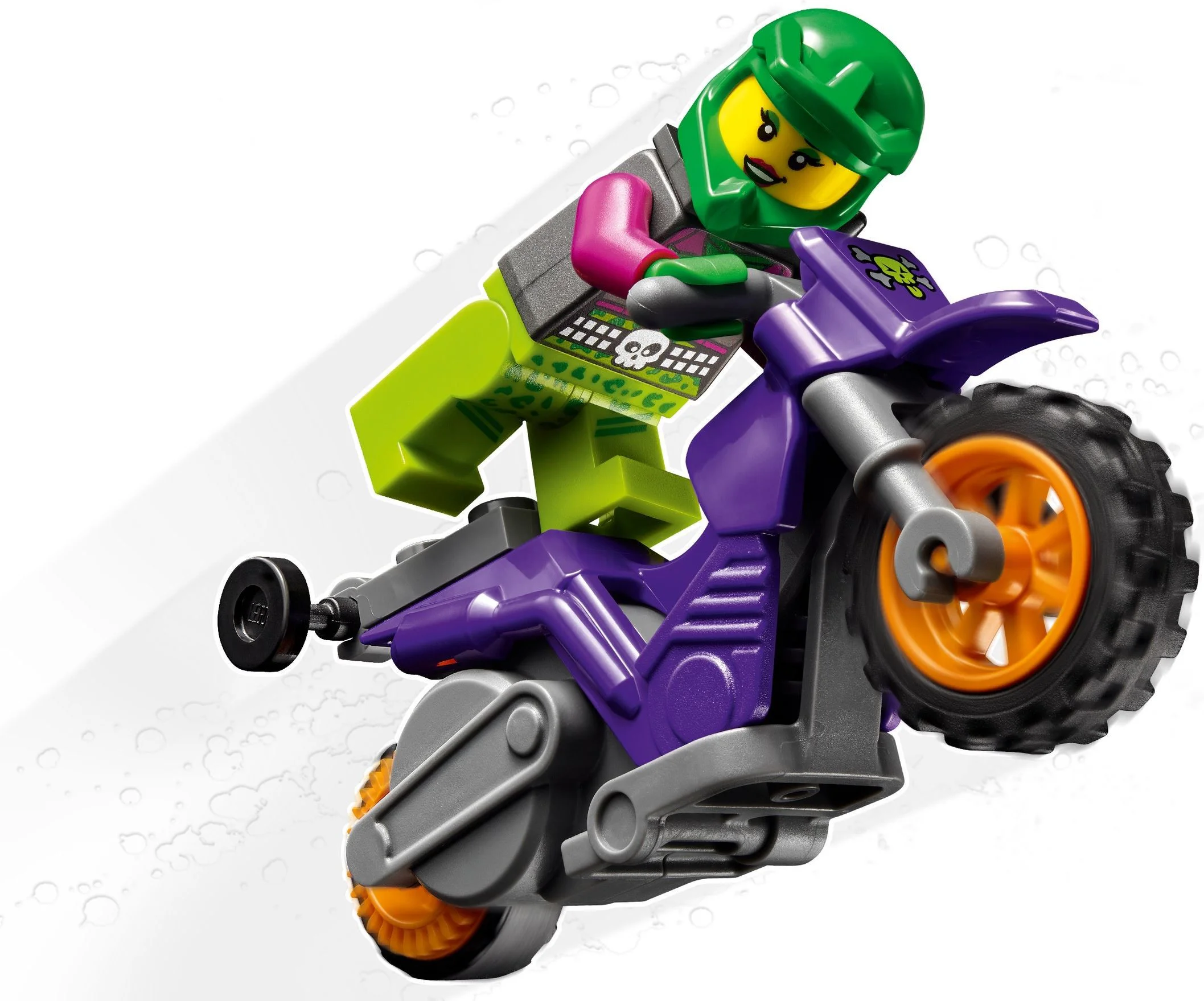 Specialty: Motorcycle rear wheel support stunt 乐高 LEGO 60296 image 6