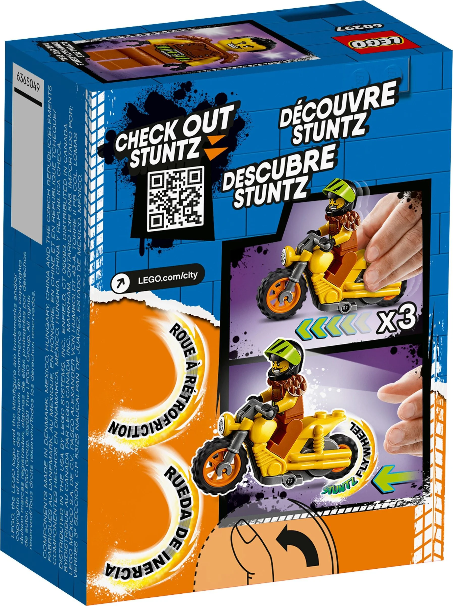 Special effects: motorcycle impact stunts 乐高 LEGO 60297 image 7