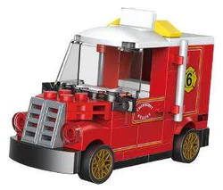Mini Return Vehicle: Red Open Rescue Vehicle