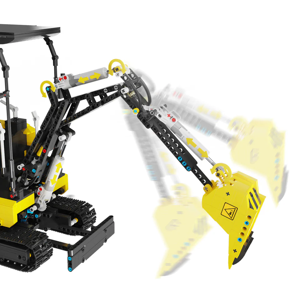 Architectural: Excavator 1:10 悦创 HAPPYBUILD/信宇科技 YC-22006 image 2