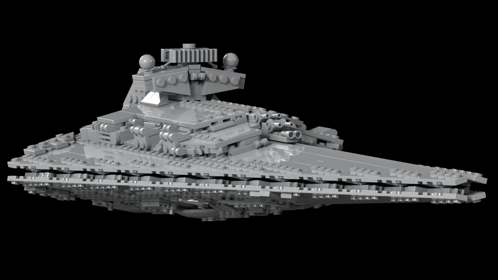 Victory-class destroyer starship. Super 18K K106