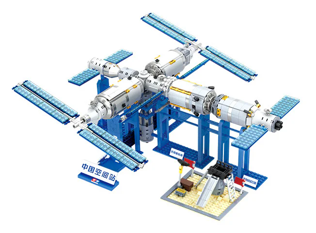 Space creation: Sky and core modules 5 维思积木 WISEBLOCK/奥迪双钻 HA390204