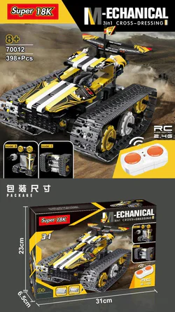 Remote tracked car
