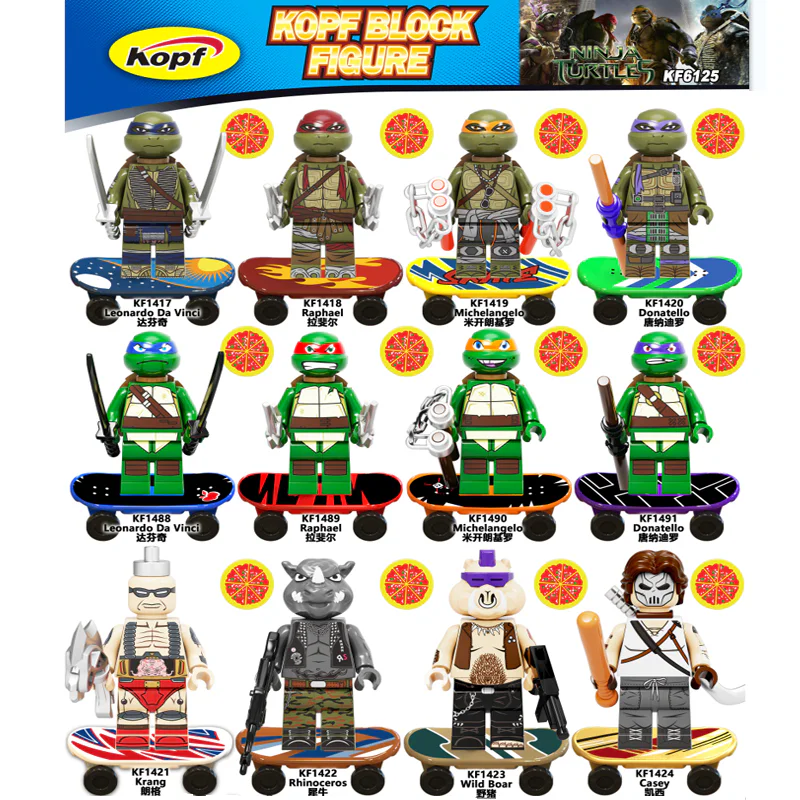 Teenage Mutant Ninja Turtles 科峰Kopf KF1417