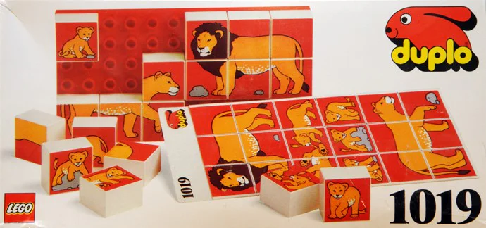 Marseille puzzle: lions 乐高 LEGO 1019