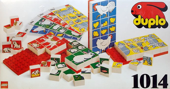 Mosaic Puzzle Set: Pets - Dog, Cat, Chicken, Rabbit 乐高 LEGO 1014-2