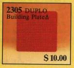 Red Big Bottom Plate 乐高 LEGO 1023 image 1