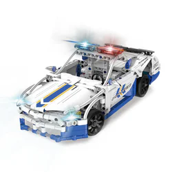 Remote Control Police Car Block Set