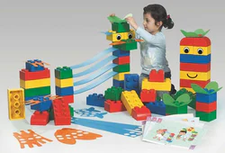 Large foam blocks.
