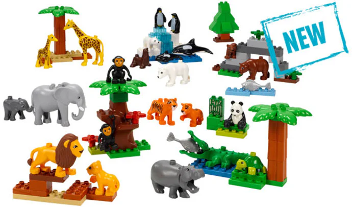 Wild animals 乐高 LEGO 9218