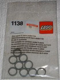 Train wheels use rubber tires. 乐高 LEGO 1138 image 6