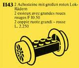 Train Wheel Big Wheel Brick (Red Wheel) 乐高 LEGO 1143 image 4