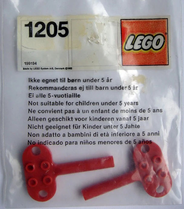Principle and structure of a wound-up motor 乐高 LEGO 1205