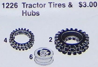Farm machinery wheels and tires 乐高 LEGO 5240 image 1