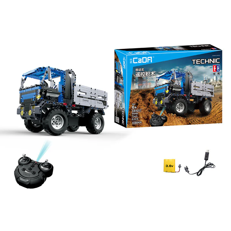 Truck, dump 咔搭 CaDA/双鹰 DoubleE C51017 image 1