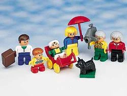 LEGO Duplo Family, White/European Heritage