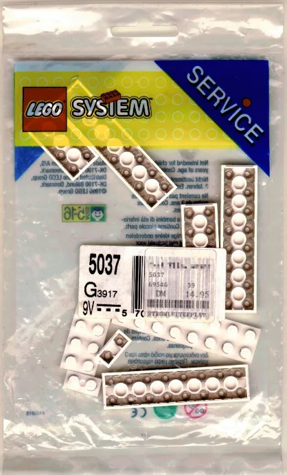 Current-Carrying Bricks 9V Assorted Sizes 乐高 LEGO 5037