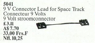 Space Track Contractor Lead 9V (10 cm) 乐高 LEGO 5041